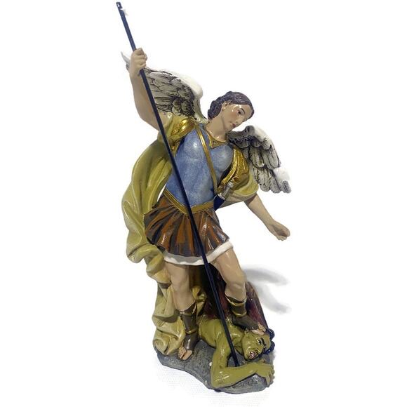 Joseph's Studio Saint Michael Figurine 7.5" Tall - Picture 1 of 7
